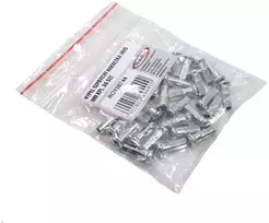 Other STIPINŲ ĮSPĖKLIŲ VERŽLIŲ, CHROMUOTŲ, 18x5 mm, RINKINYS, 36 vnt., sriegis 3,3 mm