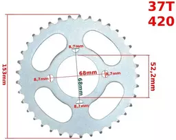 Other GALINIS ŽVAIGŽDUTIS 420-37z CROSS 125 HB