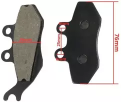 Other stabdžių trinkelės APRILIA GILERA MALAGUTI PIAGGIO YAMAHA 50/125/150