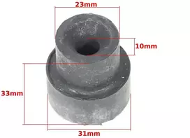 Other GUMINIAI DEGALŲ BAKO TVIRTINIMO DETALĖS BAMPERIUI WSK 125 175