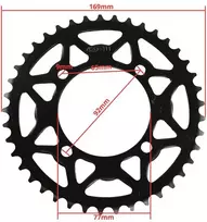 Other GALINIS ŽVAIGŽDUTIS 420-41z CROSS 200/250 Juodas