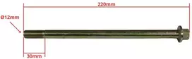 Other AŠIS M12x207mm BENZER BARTON STREET ZIPP GY6