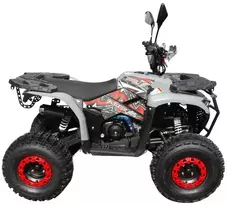 Other KETURRATIS ATV 125 SEEYA BLAZER B6 PILKA-RAUDONA PAVARA 1+1 8 col. PLIENINIAI RATLANKIAI