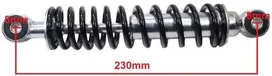 Other Priekinis amortizatorius ATV 50/70 MINI QUAD 230mm juodos HB