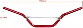 Other ATV CROSS ENDURO VAIRAS 22 mm RAUDONAS