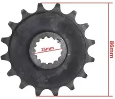 Other PRIEKINIS ŽVAIGŽTIS 520-16z CFMOTO 800 MT CHOHO