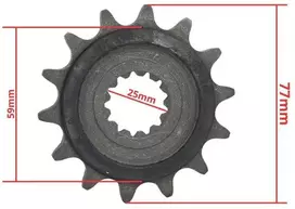 Other PRIEKINIS ŽVAIGŽTIS 520-14z CFMOTO 400 NK CHOHO