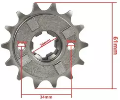 Other PRIEKINIS ŽVAIGŽTIS 428-14z CFMOTO 150 NK CHOHO