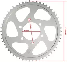 Other GALINIS ŽVAIGŽDYS 520-54z CFMOTO 400 NK CHOHO