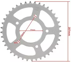 Other GALINIS ŽVAIGŽTIS 520-40z CFMOTO 250 NK CHOHO