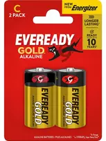 Panasonic EVEREADY ŠARMINĖ BATERIJA GOLD 14V LR14/2BP/BL2vnt.