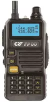 PNI Bax 10bc nešiojama VHF/UHF radijo stotelė CRT FP00 dviejų dažnių 144-146 ir 430-440 MHz juoda, VOX, 128 kanalai, nuskaitymas (Scan), programuojama, žibintuvėlis, FM radijas 76-108 MHz, TOT, retransliatorius
