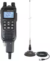 Nešiojama CB radijo stotelė PNI Escort HP 82, daugiastandartė, 4W, 12V, AM-FM su PNI ML100 CB antena su magnetu