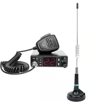 PNI Escort HP 5500 CB radijo stoties komplektas su CB PNI ML29 antena, 34 cm, su magnetiniu pagrindu, juodas