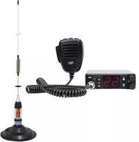 PNI Escort HP 5500 CB radijo stotelė su CB PNI ML70 antena, 70 cm, su pridedamu 145 mm magnetiniu pagrindu