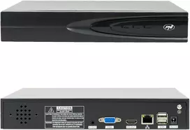 PNI House IP816 NVR rinkinys su 16 PNI IP740 4MP kamerų, maitinimo šaltiniu, komutatoriumi, kabeliais, kištukais ir skirstytuvais