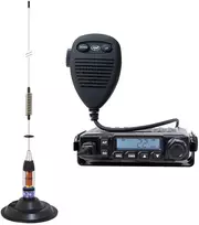 CB radijo stoties komplektas PNI Escort HP 6500 PRO, ASQ, VOX, NRC su CB antena PNI ML70 su magnetu