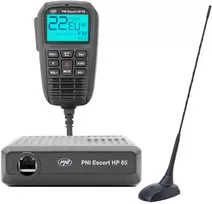 CB radijo stotelės komplektas PNI Escort HP 65 ASQ ir CB antena PNI Extra 48