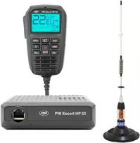 CB radijo stoties komplektas PNI Escort HP 65 ASQ ir CB antena PNI ML70 su magnetu