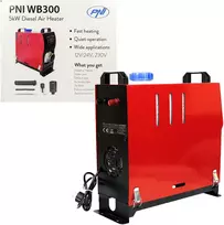 Stacionari automobilinė šildymo sistema PNI WB300 dyzelinė 5kW, 12V, 24V, 230V, 10 galios lygių