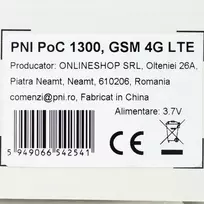 PNI PoC 1300 GSM 4G LTE nešiojama radijo stotelė, Linux OS, 1.77 colio spalvotas ekranas, 4400 mAh Li-Ion baterija