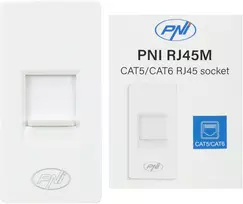 PNI RJ45M modulinis interneto lizdas, įmontuojamas