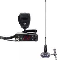 CB radijo stotelės rinkinys PNI Escort HP 5500 su CB antena PNI LED 2000, 90 cm, 500W, šviečia siuntimo metu, pridedamas magnetinis pagrindas