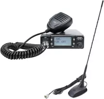 CB radijo stoties komplektas PNI Escort HP 9700 USB ir CB antena PNI Extra 48 su magnetiniu pagrindu