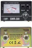 PNI S75 CB antena, 75 cm, su tvirtinimo varžtu, 4 m RG58 kabeliu ir PNI SWR-300 reflektometru SWR matavimui