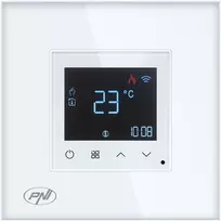 Išmanusis termostatas PNI CT26W WiFi elektriniam grindiniam šildymui arba siurblių grupei, montuojamas į sieną, grindų jutiklis pridedamas, 10A, montuojamas į sieną