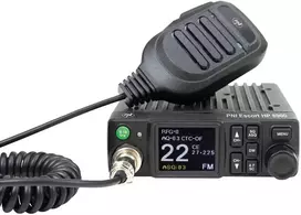 CB radijo stoties komplektas PNI Escort HP 8900 ASQ, 12-24V + CB antena PNI Extra 45 su magnetiniu pagrindu, 12V / 24V maitinimas, RF stiprinimas, Roger Beep, CTCSS-DCS, dvigubas stebėjimas
