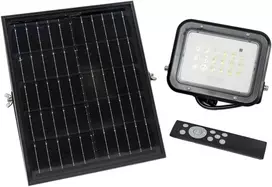 PNI GreenHouse WS50 50W LED prožektorius su saulės baterija, 6000mAh akumuliatoriumi, nuotolinio valdymo pulteliu, reguliuojamu laikmačiu ir ryškumu, 6500 K, IP65