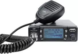 CB radijo stotelė PNI Escort HP 9700 USB, ANC, ASQ, 12V maitinimo šaltinis, pridedamas cigarečių degiklio kištukas