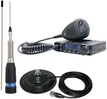 CB radijo stotelės komplektas PNI Escort HP 6500 ASQ + CB antena PNI ML160 su magnetiniu pagrindu