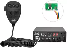 PNI Escort HP 8001L CB radijo stoties rinkinys ir PNI ECH01 aido bei „roger beep“ modulis