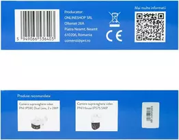PNI STC15.2A vaizdo stebėjimo maitinimo šaltinis metalinėje dėžutėje, 12V 15A 180W, 9 išėjimai