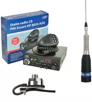 CB radijo stotelė PNI ESCORT CB 8024 ASQ + CB antena PNI ML160 su T941 laikikliu