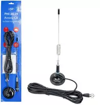 Dėžė 20 vienetų CB antenų PNI ML29, ilgis 34 cm, su pridedamu 70 mm skersmens magnetu ir RG58 kabeliu