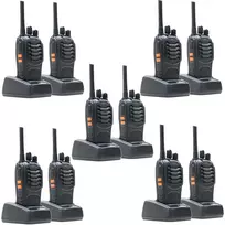 10 nešiojamų radijo stotelių rinkinys PNI PMR R40 PRO, įskaitant baterijas, įkroviklius ir ausines