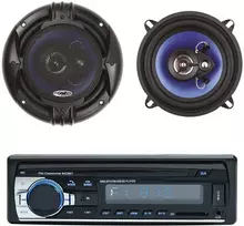 Automobilinis MP3 grotuvas PNI Clementine 8428BT 4x45W + koaksialiniai automobiliniai garsiakalbiai PNI HiFi500, 100W, 12,7 cm