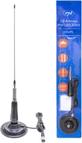 Dėžė 20 vienetų CB antenos PNI LED 2000, 90 cm, su magnetiniu pagrindu 145mm, 26-28 MHz, 500 W, šviečia perdavimo metu