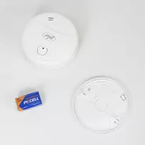Dūmų jutiklis PNI A024 su „Wi-Fi“, valdymas per „Tuya Smart“ programėlę, maitinimas 9V baterija, 85dB, garsinis ir vaizdinis signalas, tylusis aliarmas