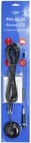 CB antena PNI ML29, ilgis 29 cm, su pridedamu 70 mm skersmens magnetiniu pagrindu ir RG58 kabeliu