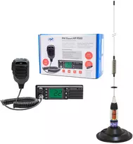 CB PNI Escort HP 9500 radijo stoties komplektas, ASQ, 12-24V + CB PNI ML70 antena, 70 cm su pridedamu 145 mm magnetiniu pagrindu