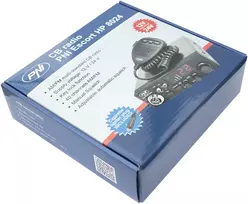 PNI CB radijo stotelė HP 8024 Escort su reguliuojamu ASQ ir 12V-24V maitinimo šaltiniu