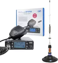 CB PNI Escort HP 9700 USB radijo stoties komplektas ir CB PNI ML70 antena su 145 mm magnetiniu pagrindu