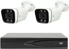 Vaizdo stebėjimo rinkinys NVR POE PNI House IP810, 2 PNI IP8POE kameros, 8MP ir pridedami kabeliai