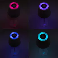 PNI LT05W RGB 3W stalinė lempa, su baterija, USB įkrovimas, balta spalva