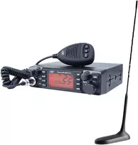CB radijo stotelės komplektas PNI ESCORT HP 9001 PRO ASQ 12/24 V + CB antena PNI Extra 45 su magnetu
