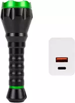 Žibintuvėlis PNI Adventure F750 žalia šviesa, aliuminis, LED 10W, 500 lm, iki 850 m, 4000mAh, IP44, 4000mAh komplekte, su pridedamu PNI CHG300 maitinimo šaltiniu